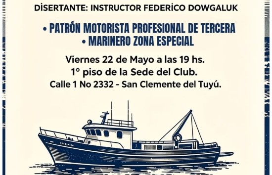 Charla informativa escuela de nautica