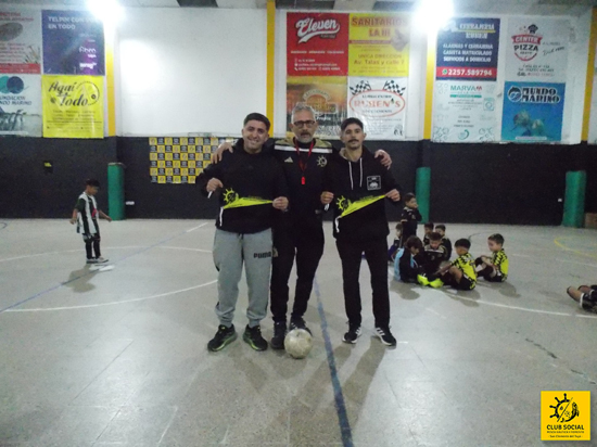 encuentro de Escuelas de Fútbol en el Polideportivo del Club de Pesca