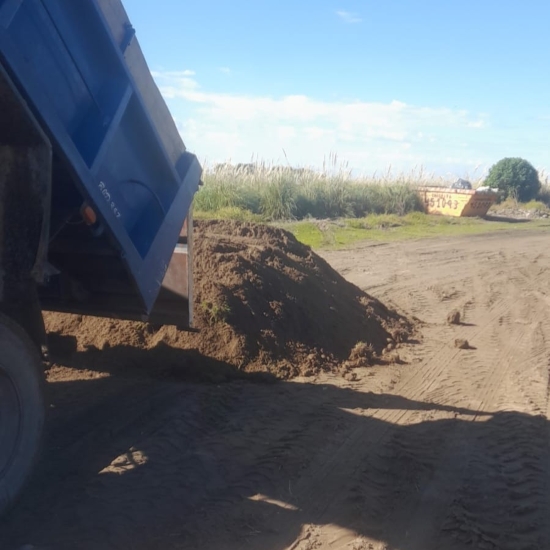 Mejoras en el camino a Tapera de López