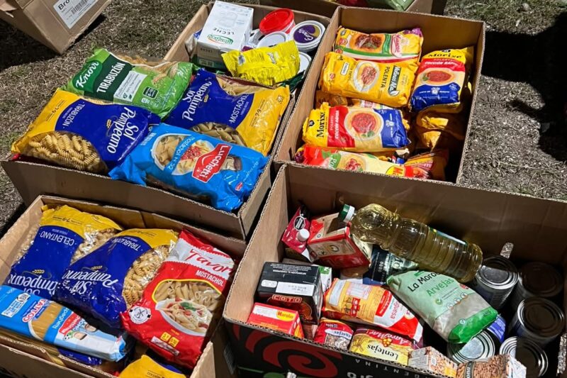 Se concretó la entrega de alimentos de la campaña solidaria