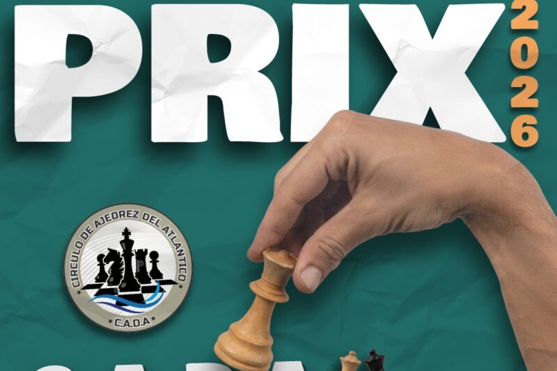 Ajedrecistas del Club de Pesca participarán de la primera fecha del Prix 2026 del Círculo de Ajedrez del Atlántico