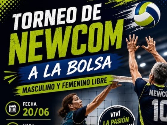 Este sábado se realizará un Torneo solidario de Newcom “A la Bolsa”