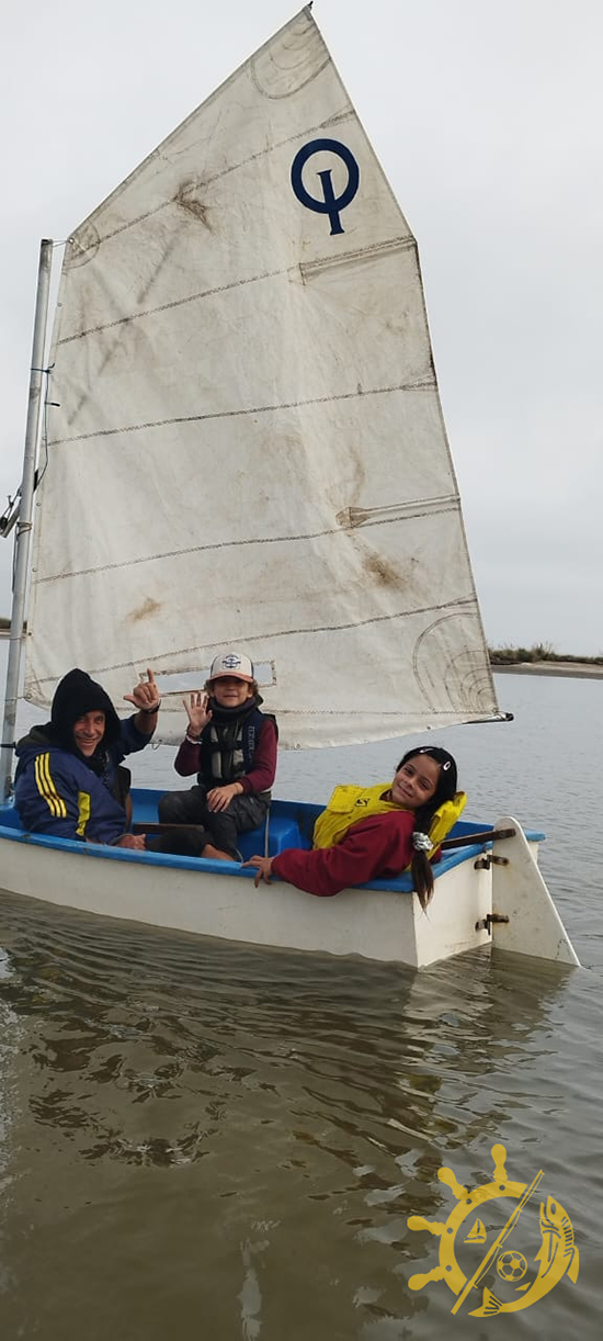 Continúan las clases de Optimist en Tapera de López