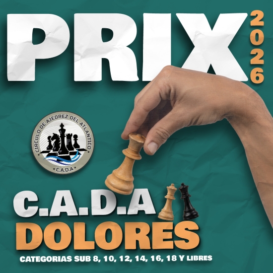 1° fecha del Prix 2026 del Círculo de Ajedrez del Atlántico