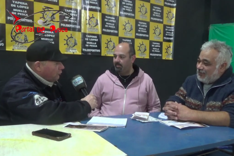 Portal de Pesca visitó el Club para difundir la Fiesta Nacional de la Corvina Negra y el Gran Torneo de Pesca