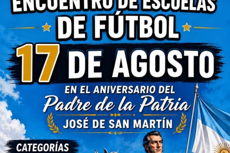El 17 de agosto llega el gran encuentro anual de las Escuelas de Fútbol