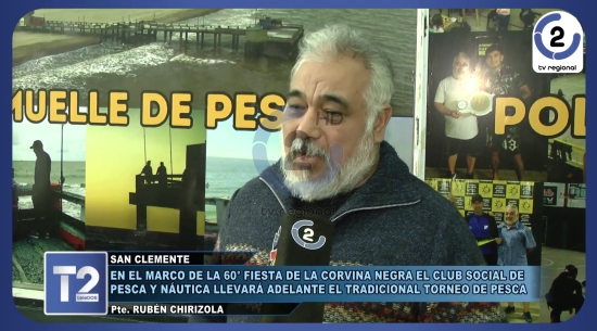 Canal 2 AVC entrevistó a Rubén Chirizola sobre el Gran Torneo de Pesca de octubre