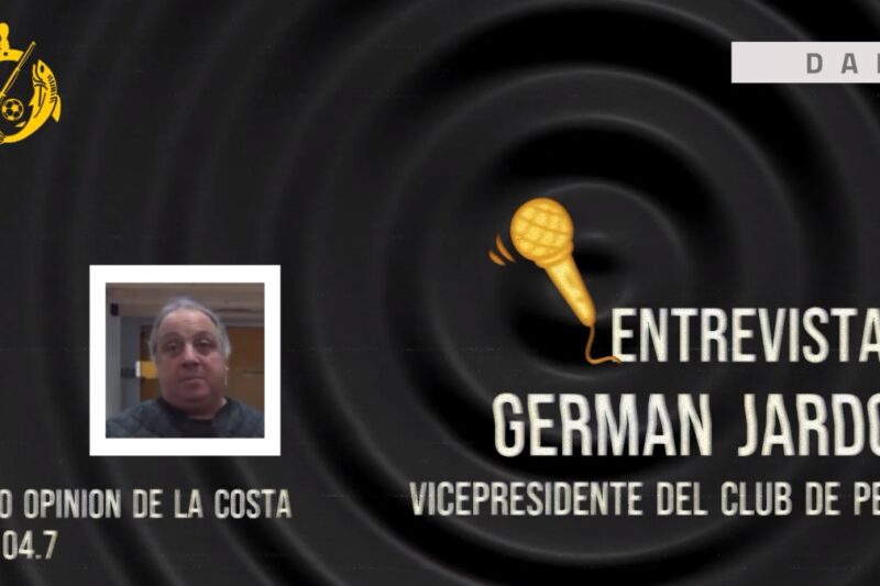Germán Jardón habló sobre el torneo de pesca en Radio Opinión de la Costa