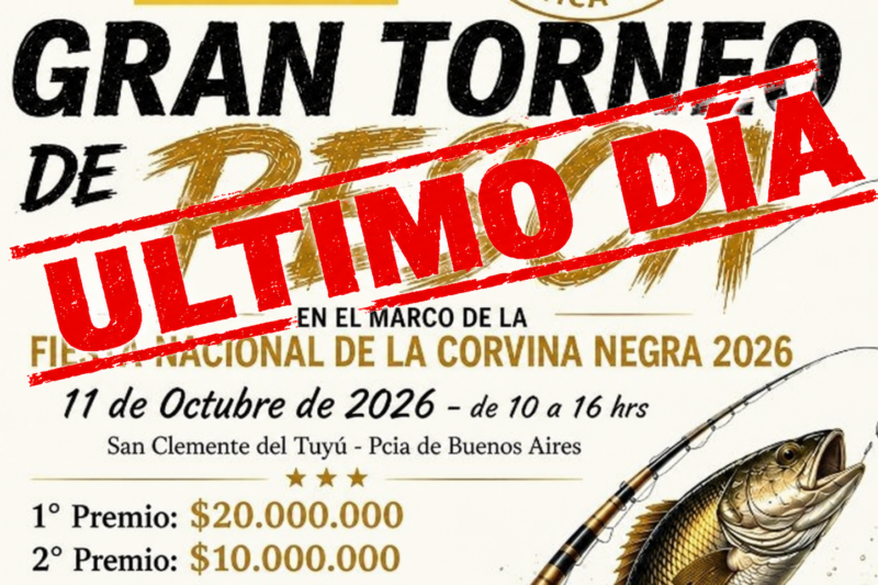 Último día: Inscribite al Gran Torneo y participá por $2 millones