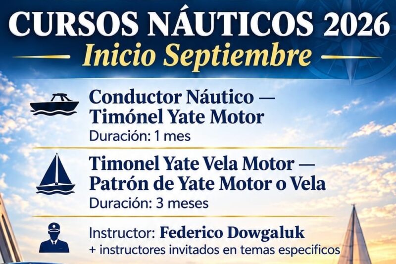 El Club de Pesca inicia nuevos cursos náuticos en septiembre