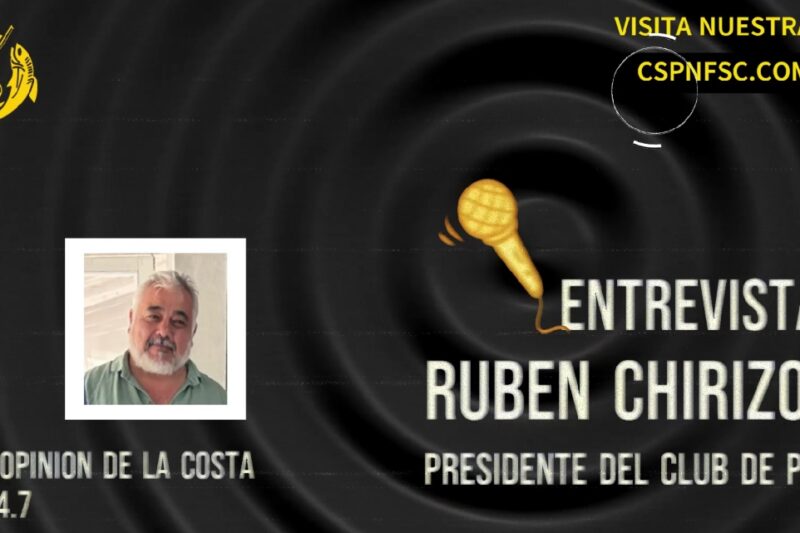 Rubén Chirizola habló en Radio Opinión sobre el torneo de pesca y las actividades del Club